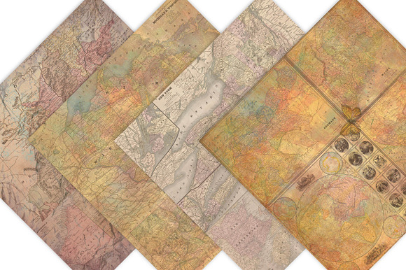 Maps Digital Background in Textures - product preview 1