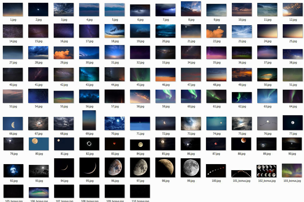 100 Night Sky Overlays in Photoshop Layer Styles - product preview 8