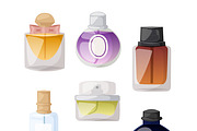 Vector perfume fashion container