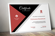 Modern corporate certificate