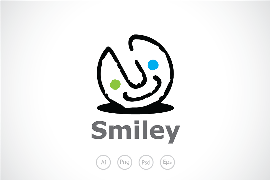 Happy Smiley Logo Template