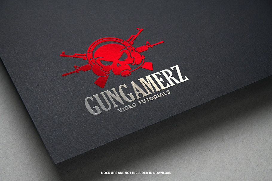 Gun Gamer Logo Template