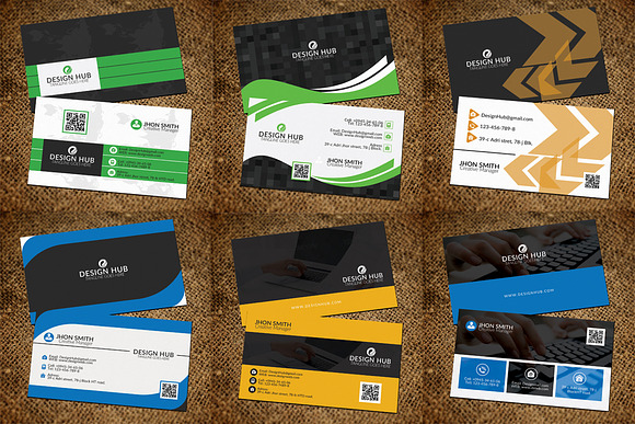 64 Business Card Templates Bundle in Business Card Templates - product preview 3