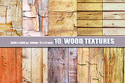 10 OLD DISTRESSED WOOD BACKGROUNDS