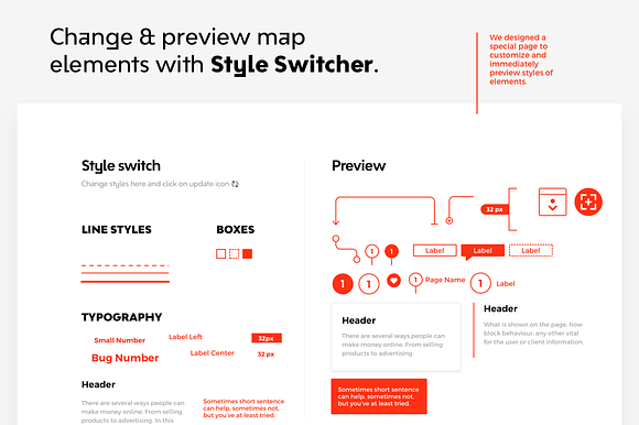 Guidy. Flowmaps & Annotations Kit in UI Kits and Libraries - product preview 6