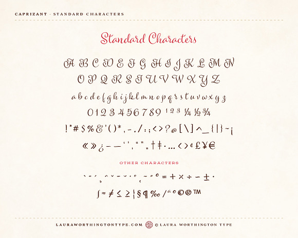 Caprizant Family in Script Fonts - product preview 11