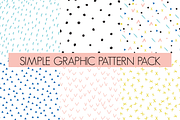 simple graphic repeat pattern pack
