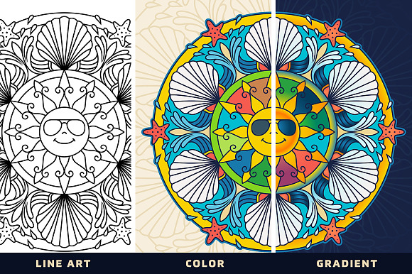 Seasonal and Holiday Mandalas in Illustrations - product preview 1