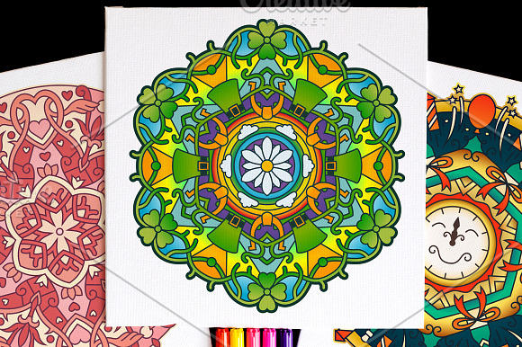 Seasonal and Holiday Mandalas in Illustrations - product preview 10