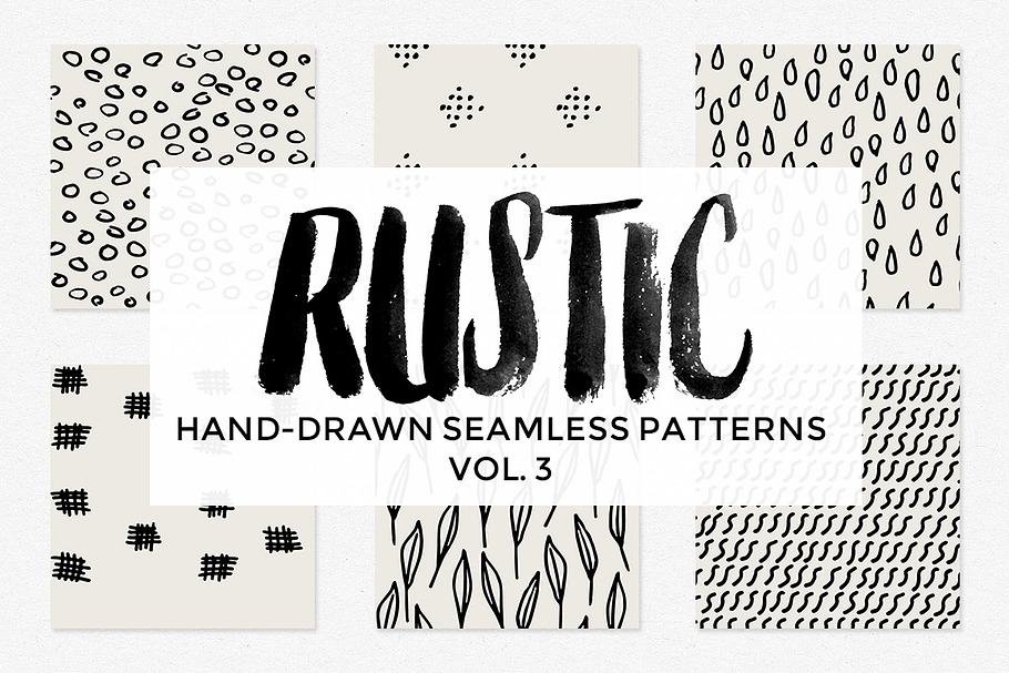 Rustic Hand Drawn Patterns Vol 3 in Patterns - product preview 8