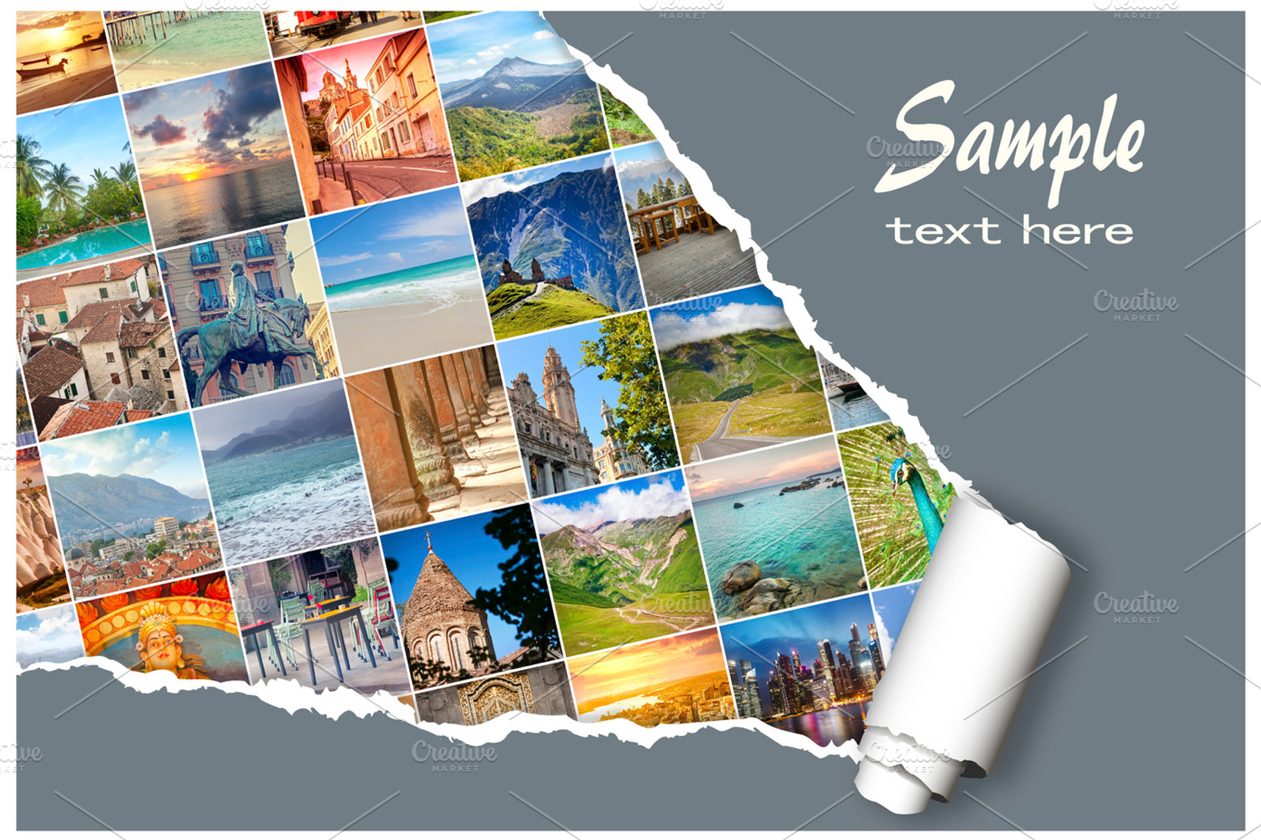 travel photo collage online free