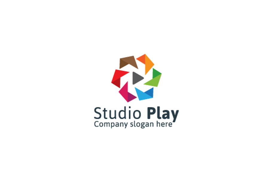 Colorful Studio Play Logo