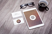 iPad / businesscard mockup