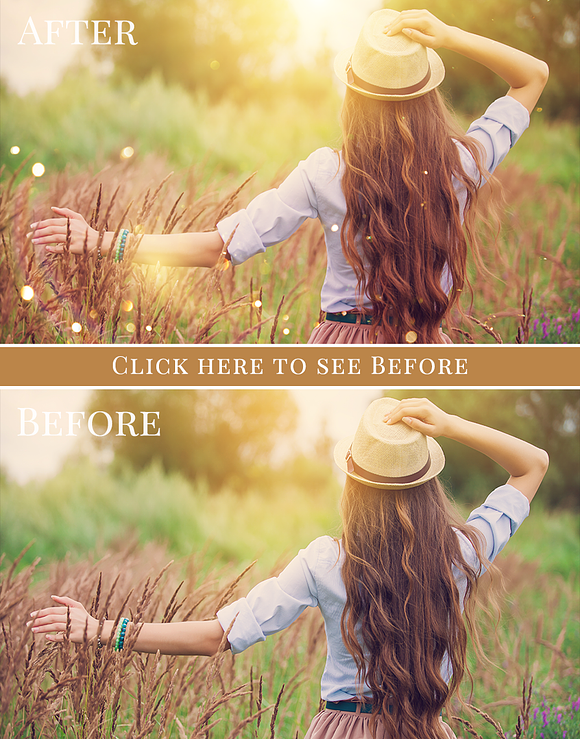 "Sunset Light" photo overlays bundle in Objects - product preview 2