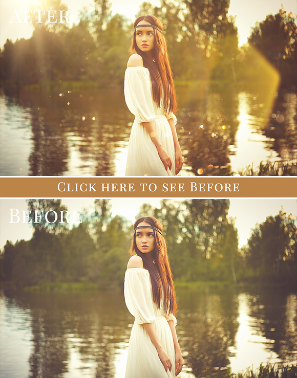 "Sunset Light" photo overlays bundle in Objects - product preview 4