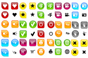 Set of 400 color icons