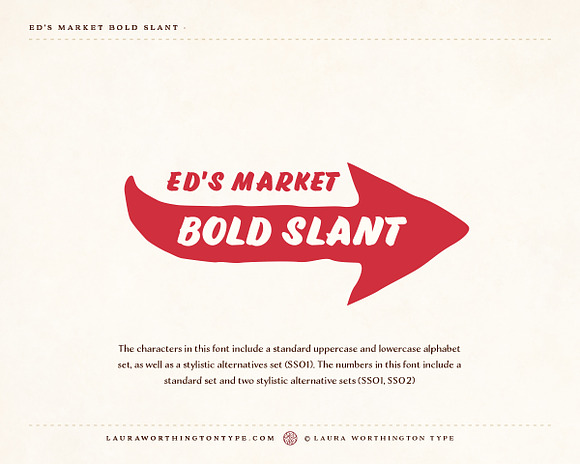 Ed's Market Collection in Display Fonts - product preview 29