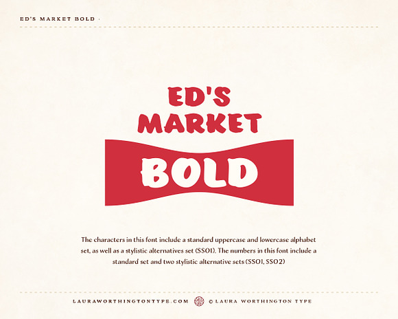 Ed's Market Collection in Display Fonts - product preview 38