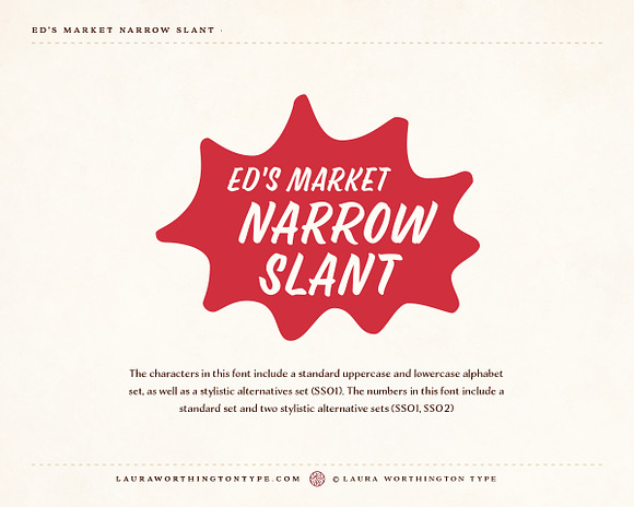 Ed's Market Collection in Display Fonts - product preview 64
