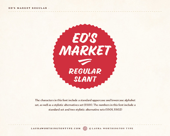 Ed's Market Collection in Display Fonts - product preview 82