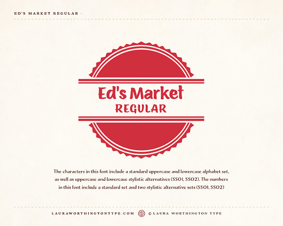 Ed's Market Collection in Display Fonts - product preview 91