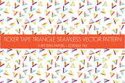 triangle vector seamless pattern