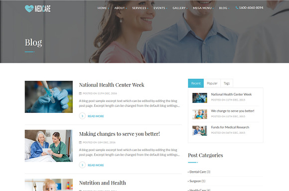 Medicare - Medical Html Template in HTML/CSS Themes - product preview 3