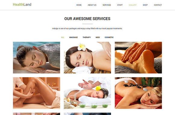 Healthland - Responsive One Page Spa in HTML/CSS Themes - product preview 4