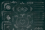 50 PNG Chalk Drawing Elements