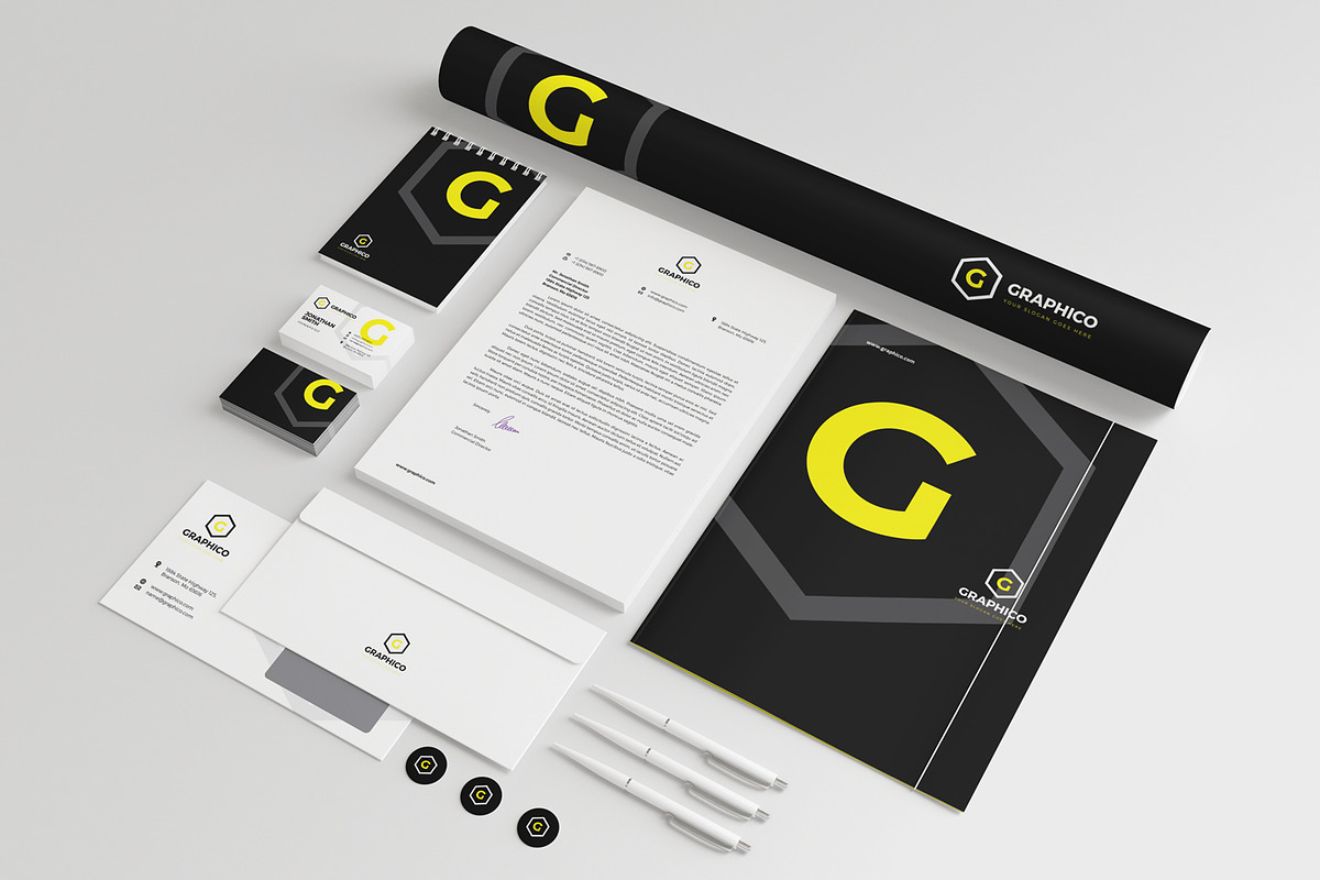 Corporate Stationery vol.5 in Stationery Templates - product preview 8