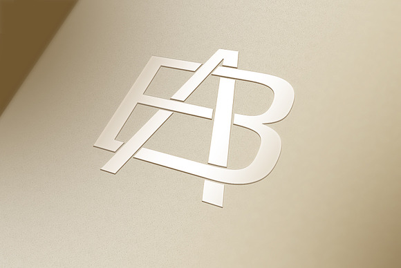 AB Monogram BA Monogram in Logo Templates - product preview 2