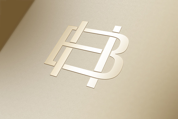 BH Monogram HB Monogram in Logo Templates - product preview 2