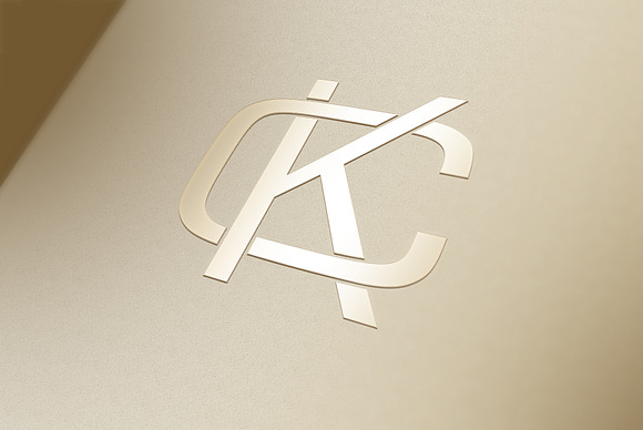 CK Monogram KC Monogram in Logo Templates - product preview 2