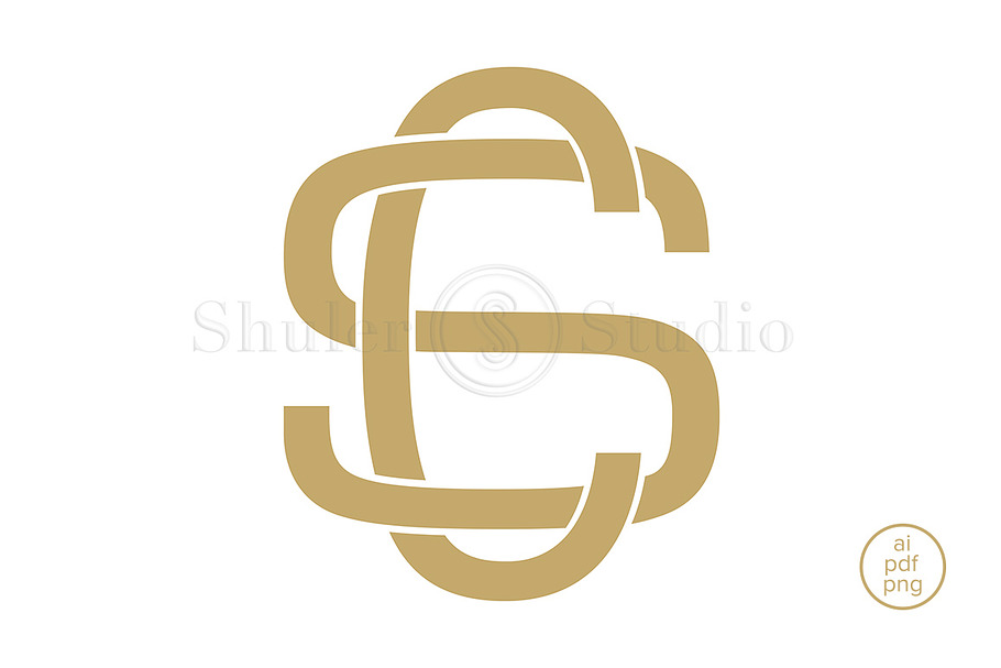 CS Monogram SC Monogram in Logo Templates - product preview 8