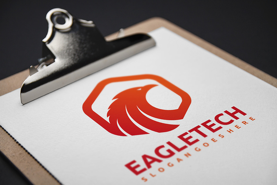 Eagle Hexagonal Logo in Logo Templates - product preview 8