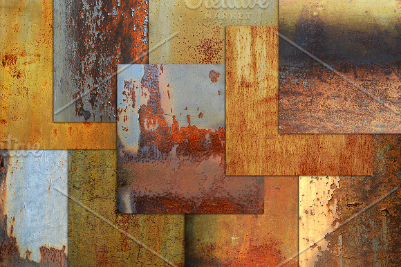 20 RUST TEXTURE BACKGROUNDS in Textures - product preview 1