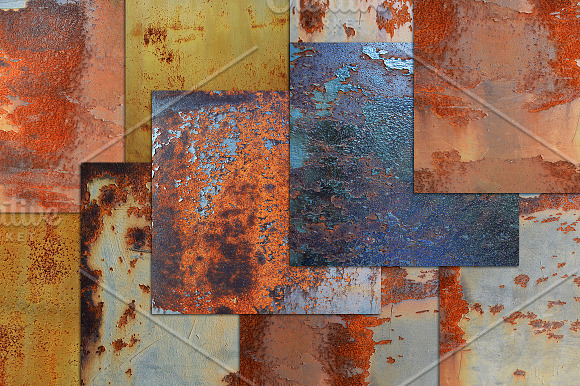 20 RUST TEXTURE BACKGROUNDS in Textures - product preview 2