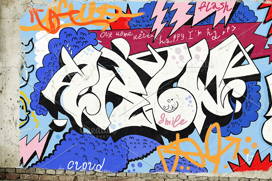 Graffiti in Illustrations - product preview 8
