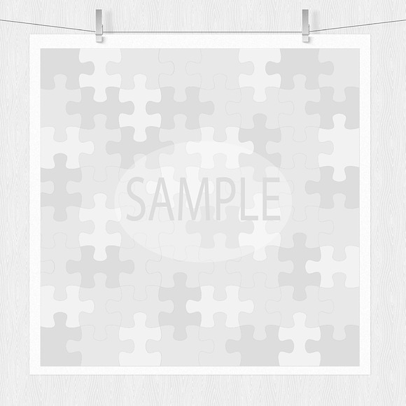 Jigsaw Puzzle Background Digital  in Patterns - product preview 1