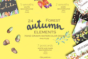 Autumn floral collection