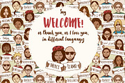 Welcome - Thank you - I love you