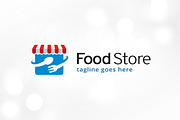 Food Store Shop Logo Template
