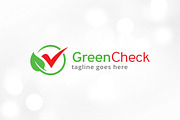 Green Check Logo Template