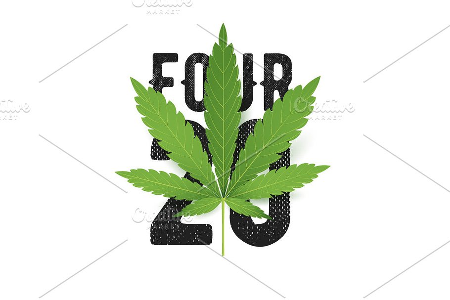 420 T-Shirt print in Illustrations - product preview 8