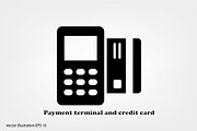 Payment terminal and credit card