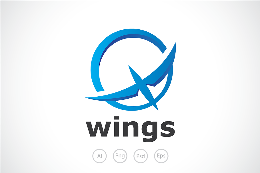 Sky Wing Logo Template