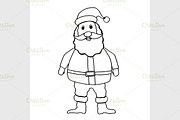 Cartoon Santa Clause