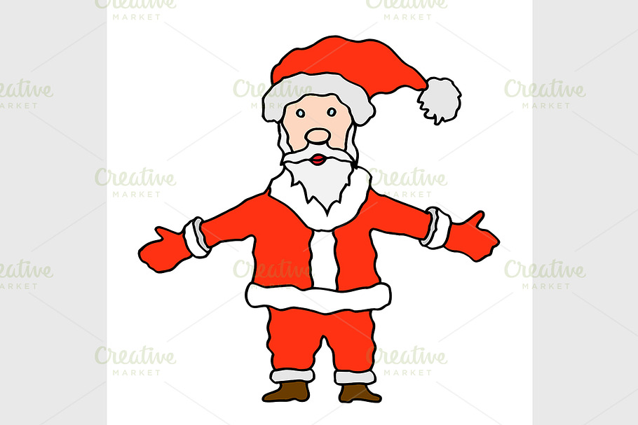 illustration of Santa Claus in Graphics - product preview 8