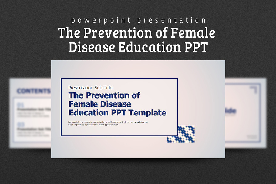 Female Disease Education PPT in PowerPoint Templates - product preview 8
