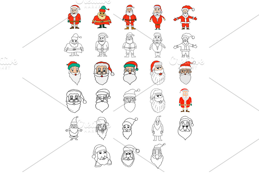 Big set of Christmas 60 .eps files in Graphics - product preview 8